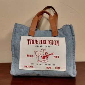 True Religion Denim Tote Buddha World Tour